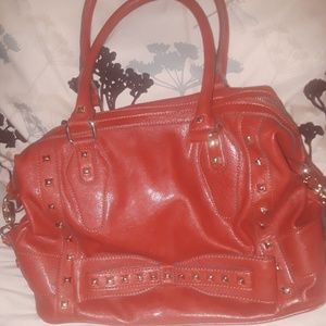SOLD!!! Jessica Simpson red metal studded bag
